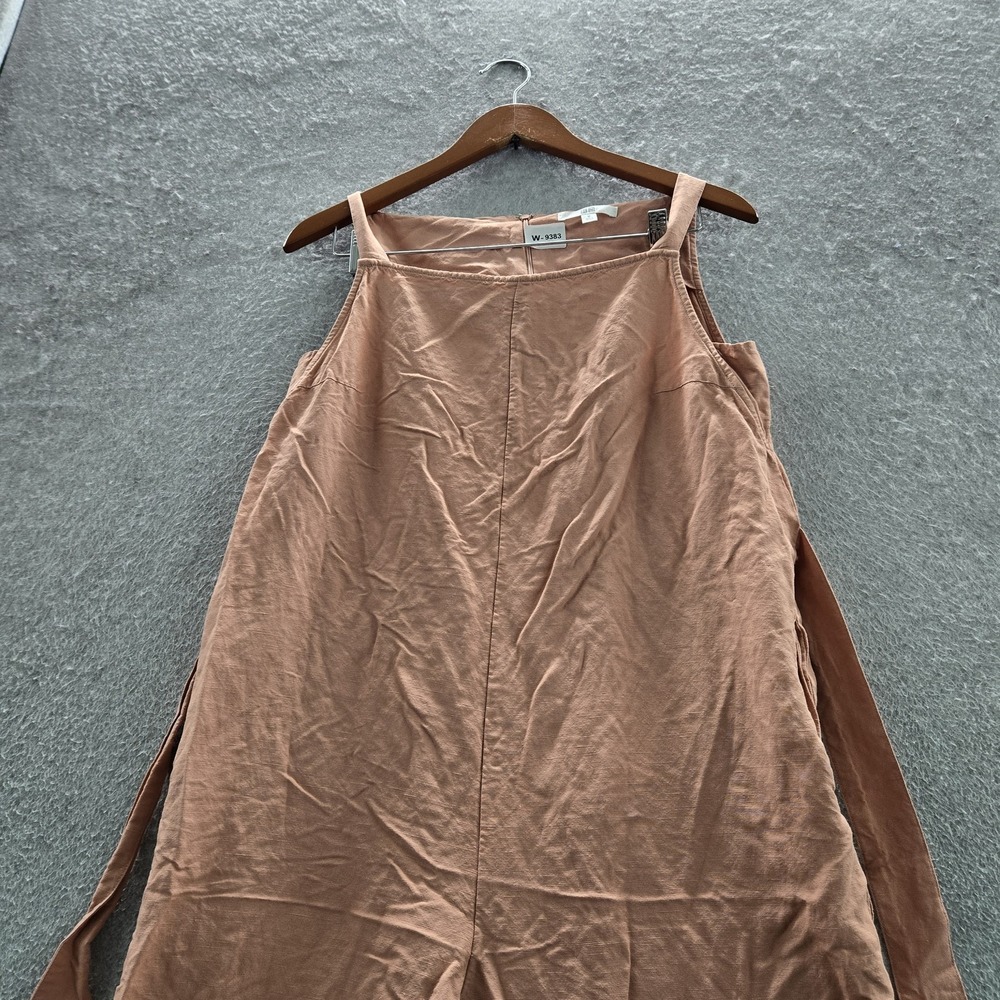 Uniqlo Rust-Brown Wide-Leg Jumpsuit - Picture 5 of 12